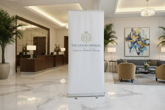 Roll Up Banner 85x200 cm με Μηχανισμό economy & Τσάντα Μεταφοράς